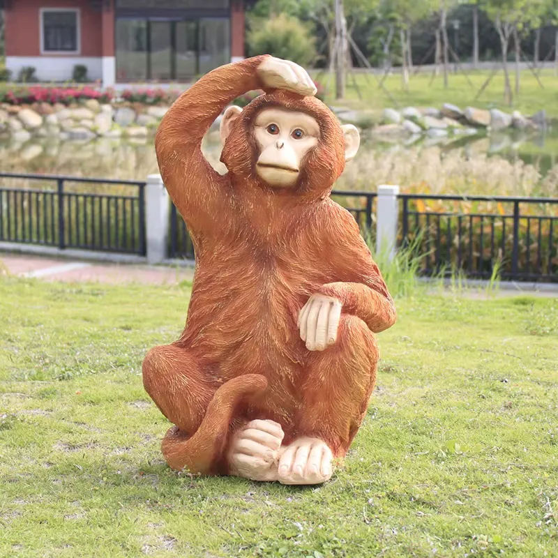 Monkeys, Gorillas Apes Statues For Sale | Life Size – custom retail display image 18