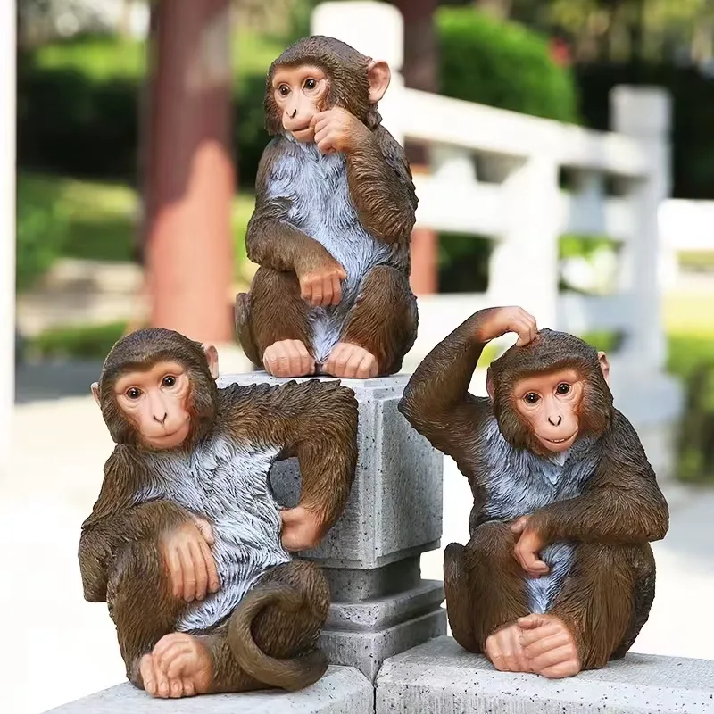 Monkeys, Gorillas Apes Statues For Sale | Life Size – custom retail display image 20