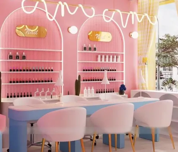 Nail Salon Design | Nail Salon Furniture, Decoration Displays – custom retail display image 2