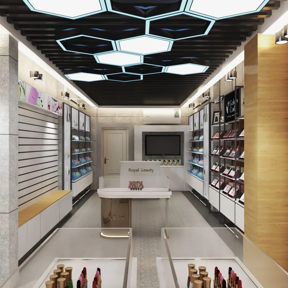 Nail Salon Design | Nail Salon Furniture, Decoration Displays – Design Ideas Luxury Manicure Shop Design Customized Salon Sho