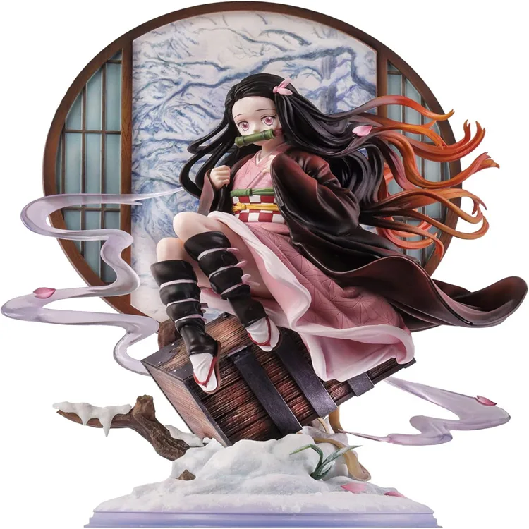Life Size Demon Slayer Statues | Fiberglass Nezuko, Rengoku, Tanjiro Figures – custom retail display image 5