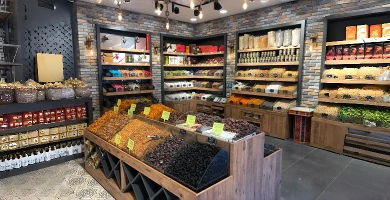 nuts sho Dry Fruit Nuts Shop Design, Displays Store Fixtures – custom retail display image 8