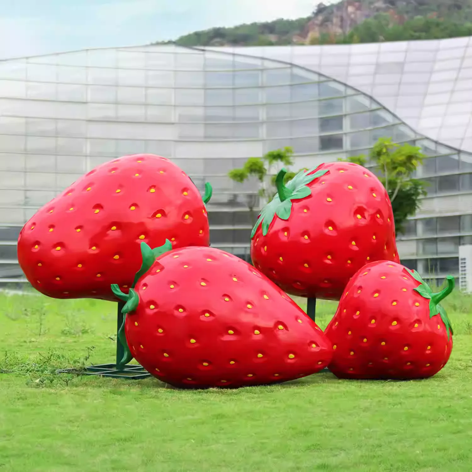 Giant Strawberry Statues Sculptures For Sale | Fiberglass – custom retail display image 30