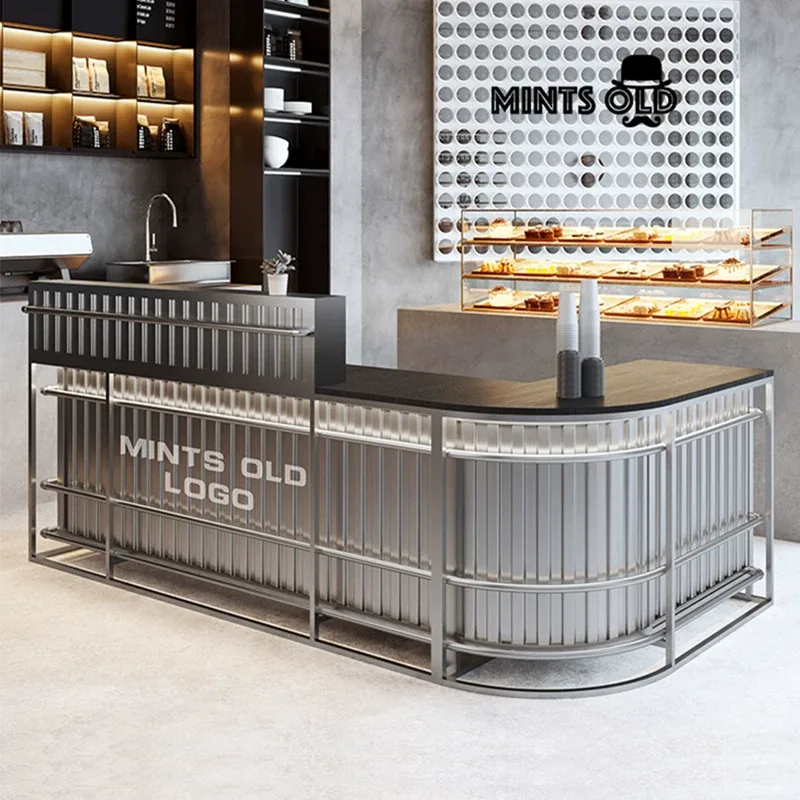 Industrial Antique Reception Desks For Sale – custom retail display image 10