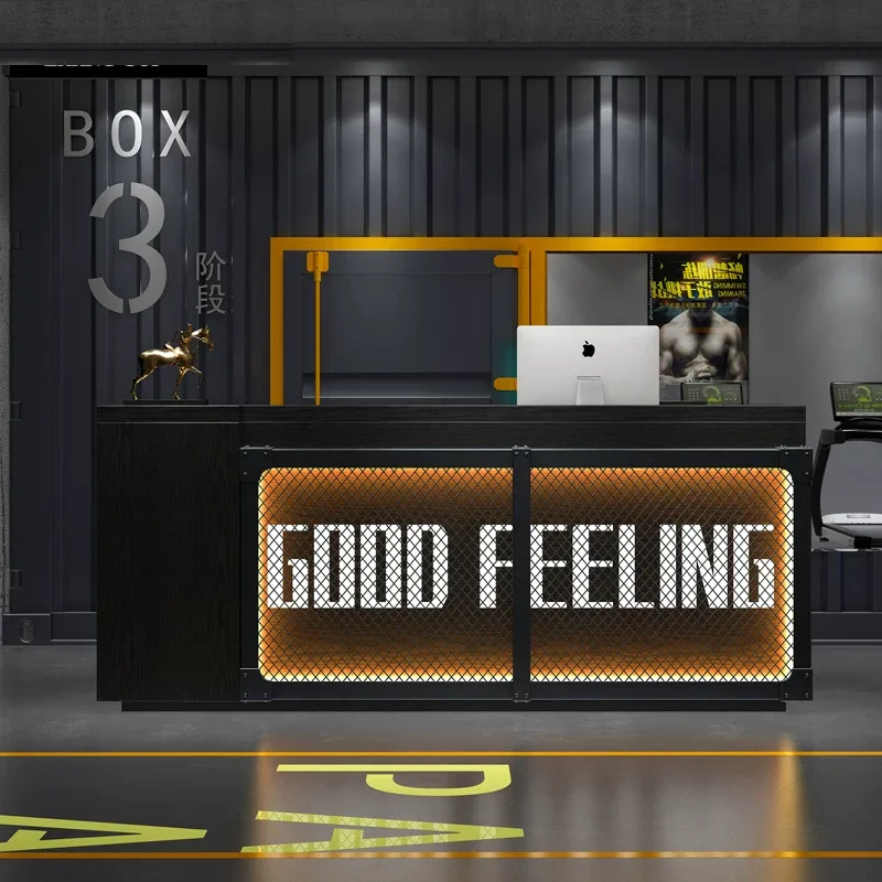 Industrial Antique Reception Desks For Sale – custom retail display image 21