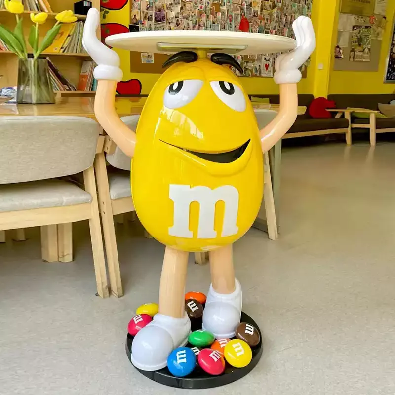 Giant M M Statue For Sale | Orange, Red, Yellow, Blue, Green – custom retail display image 34