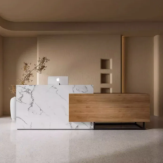 Modern Reception Desks, Counters Tables – custom retail display image 22
