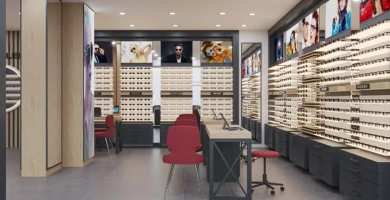 Optical Shop Design, Store Fixtures Furniture – custom retail display image 20
