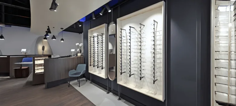 Optical Frame Display Rods | Lockable Eyewear Solutions – custom retail display image 2