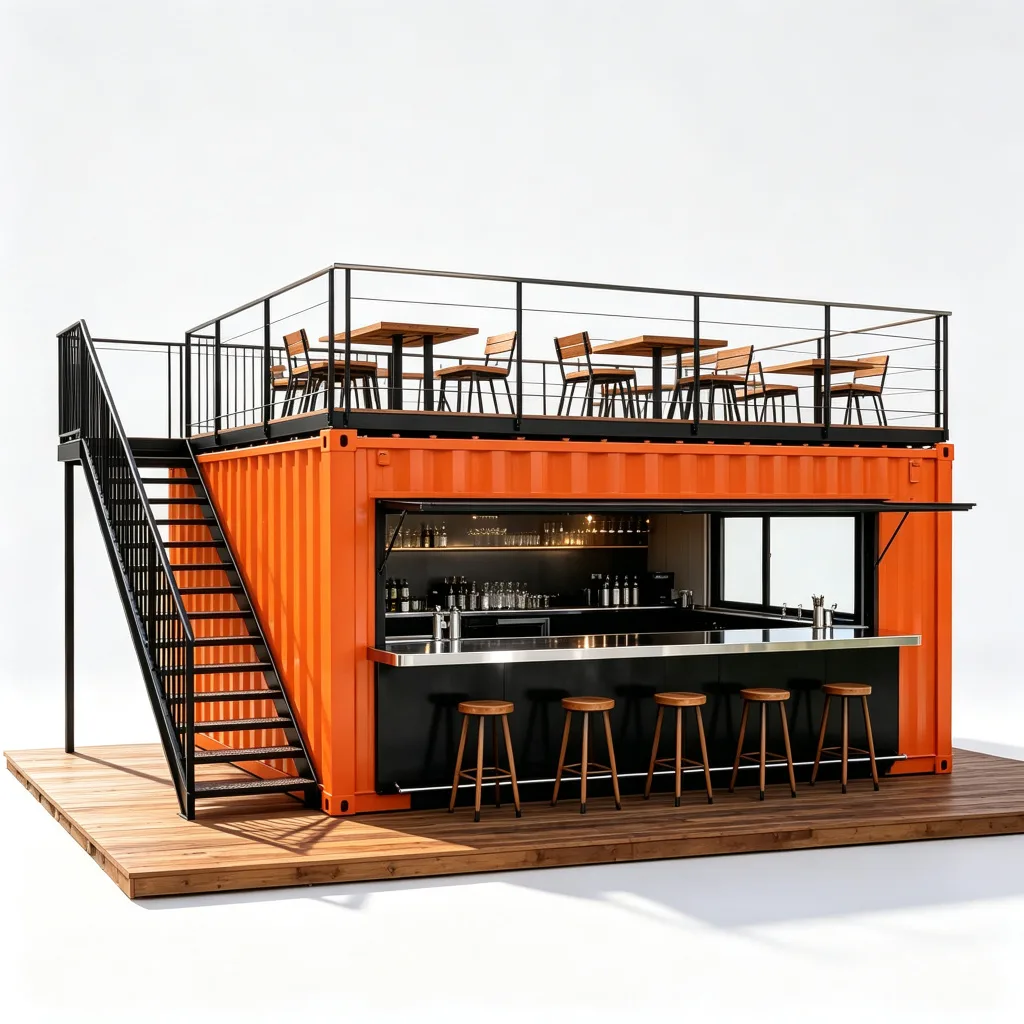 Shipping Container Shop – custom retail display image 6