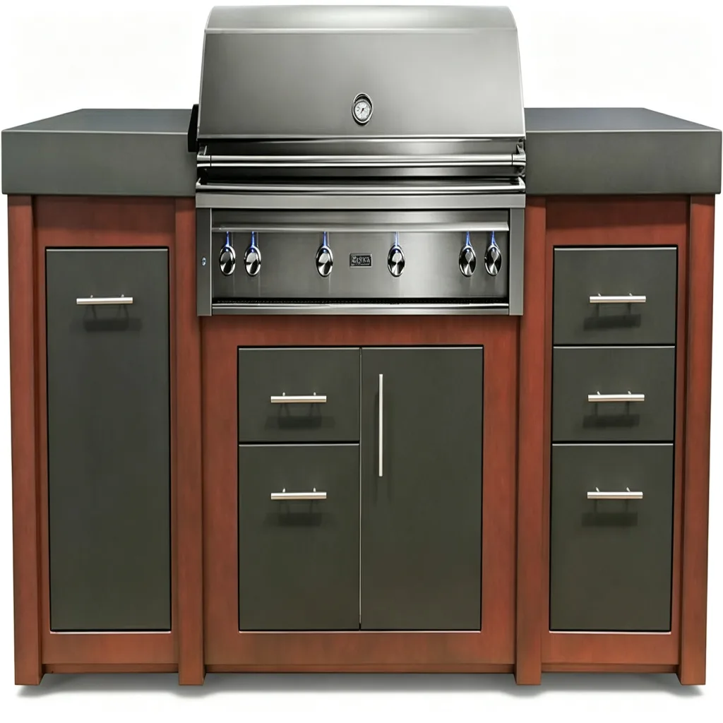 Outdoor Kitchen Cabinet For Sale | Stainless Steel Stone – custom retail display image 42