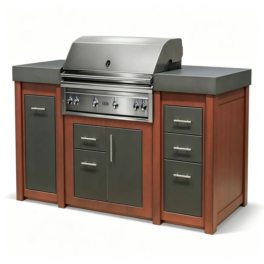 Outdoor Kitchen Cabinet For Sale | Stainless Steel Stone – custom retail display image 41