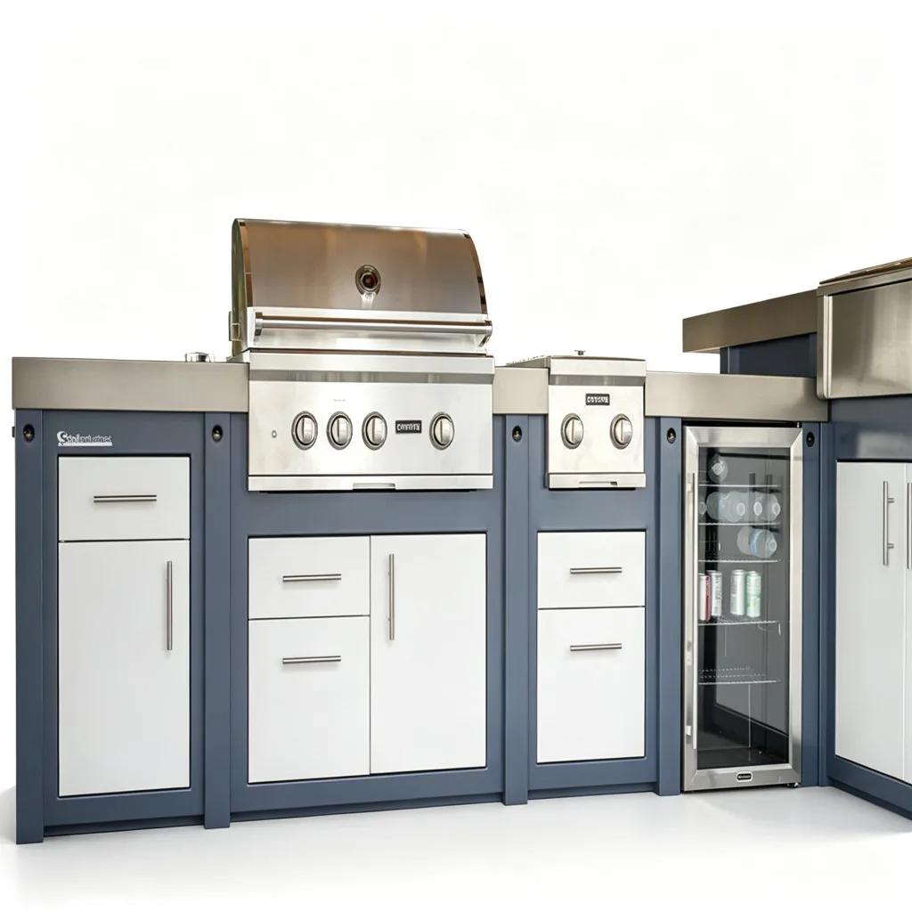 Outdoor Kitchen Cabinet For Sale | Stainless Steel Stone – custom retail display image 38