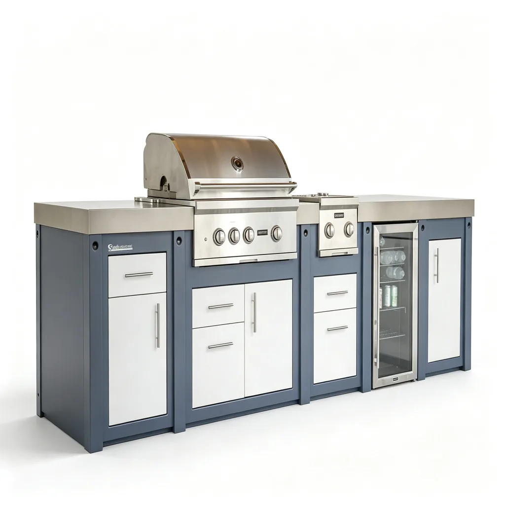 Outdoor Kitchen Cabinet For Sale | Stainless Steel Stone – custom retail display image 37