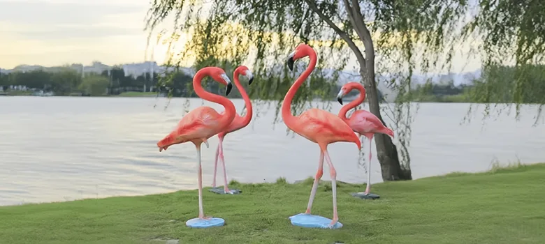 Large Outdoor Flamingo Statues Sculptures For Sale – custom retail display image 81