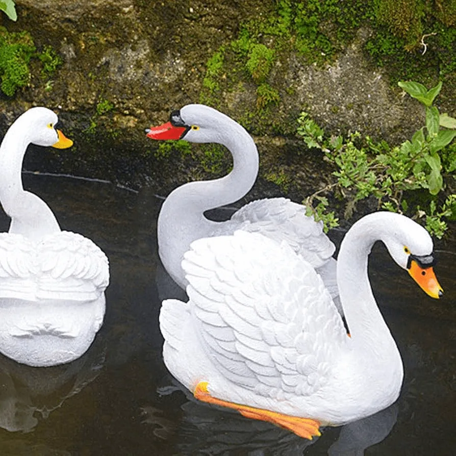 Outdoor Swan Statues Sculptures For Sale – custom retail display image 4