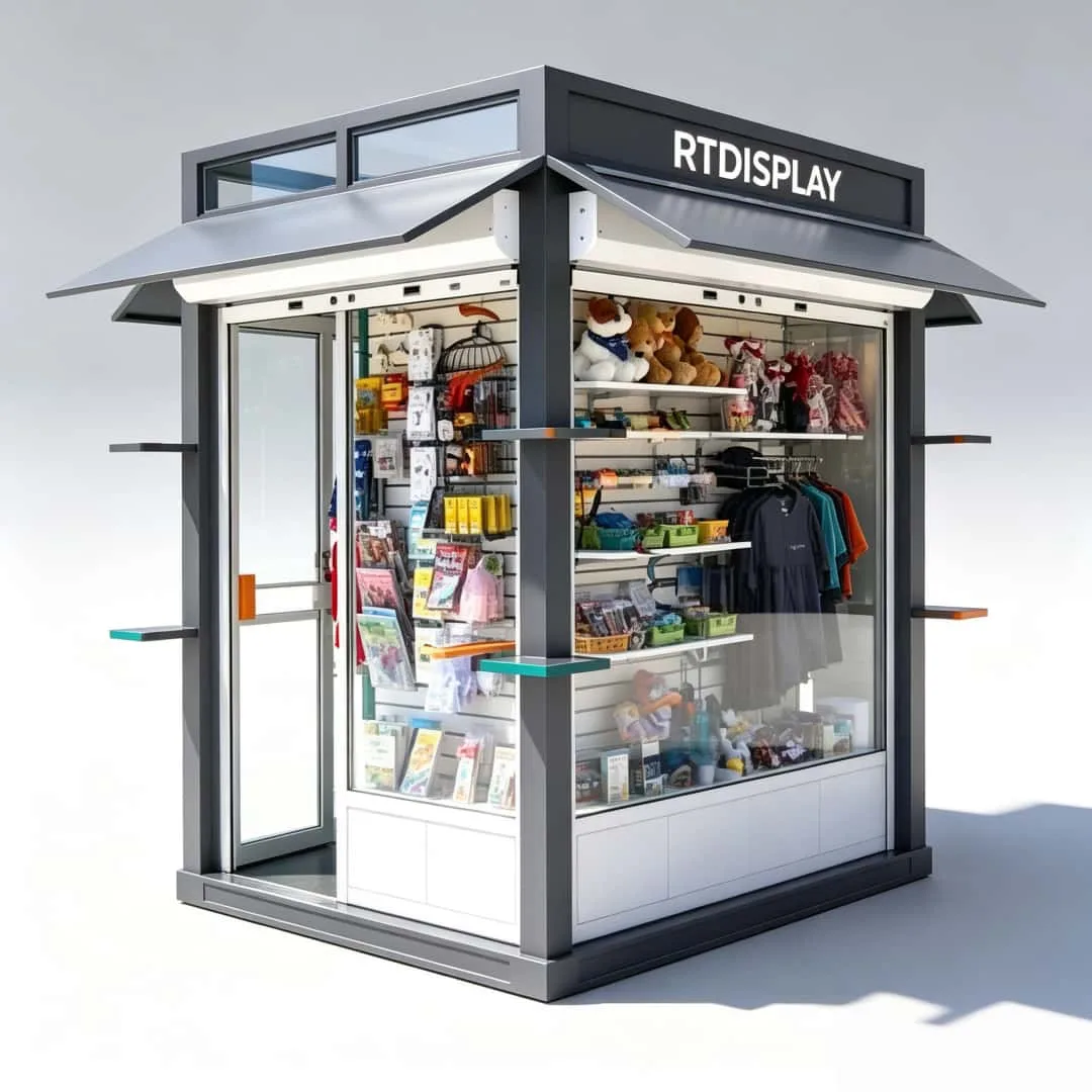 Outdoor Kiosk Booth For Sale | Custom Design – custom retail display image 3