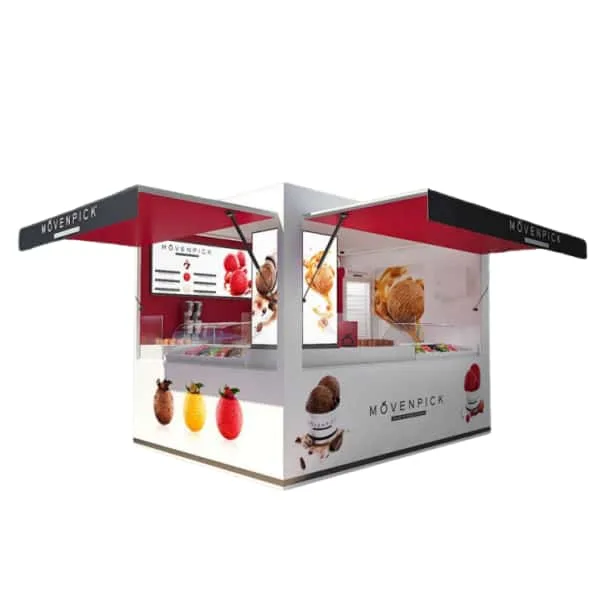 Ice Cream Shop Displays, Furniture Decoration – Outdoor Gelato Kiosk image 12
