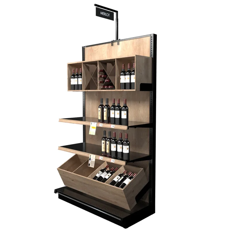 Wood Display Racks Shelves For Retail Stores – custom retail display image 34