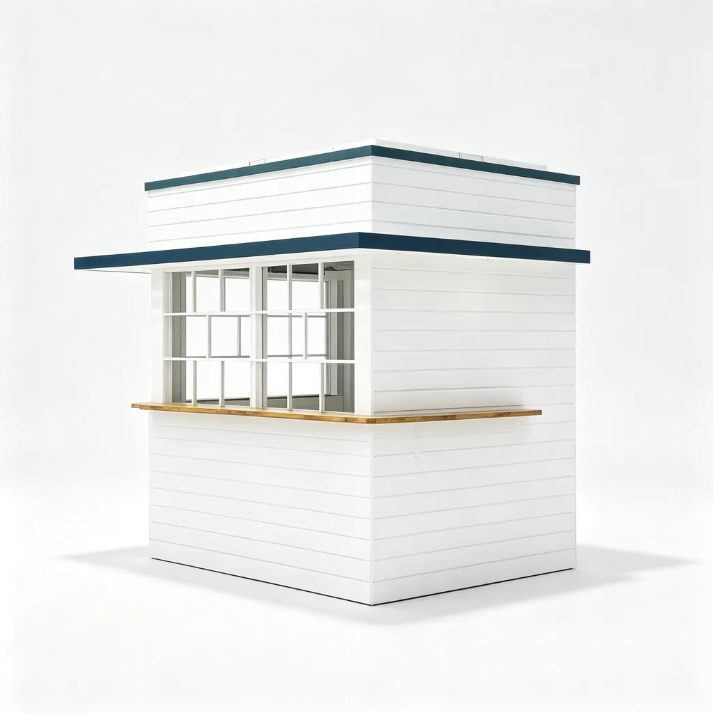 Outdoor Beach Kiosk – custom retail display image 17