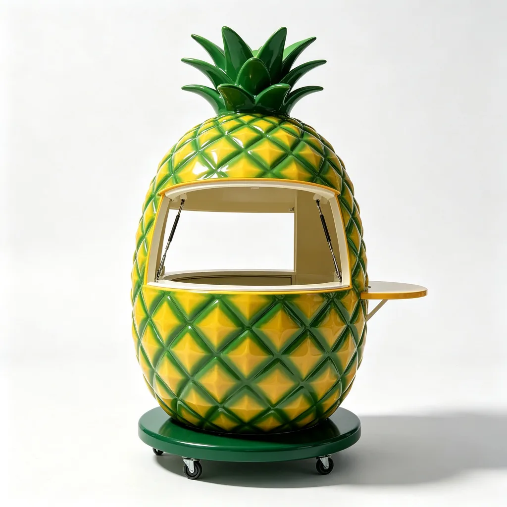 Outdoor Beach Kiosk – custom retail display image 2