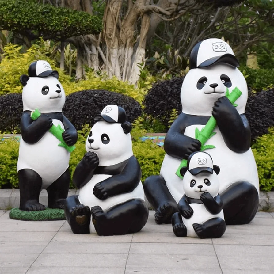 Panda Statues, Sculptures Figurines For Sale – custom retail display image 3