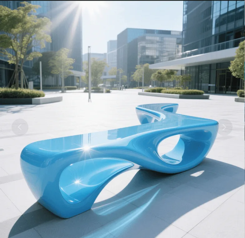 Parametric Bench, Chair Furniture | Indoor Outdoor – custom retail display image 4