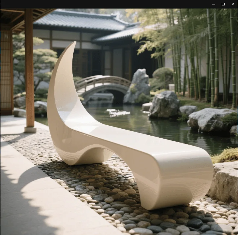 Parametric Bench, Chair Furniture | Indoor Outdoor – custom retail display image 3