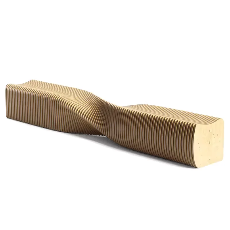 Twisted Style Parametric Bench For Shopping Mall & Outdoor
