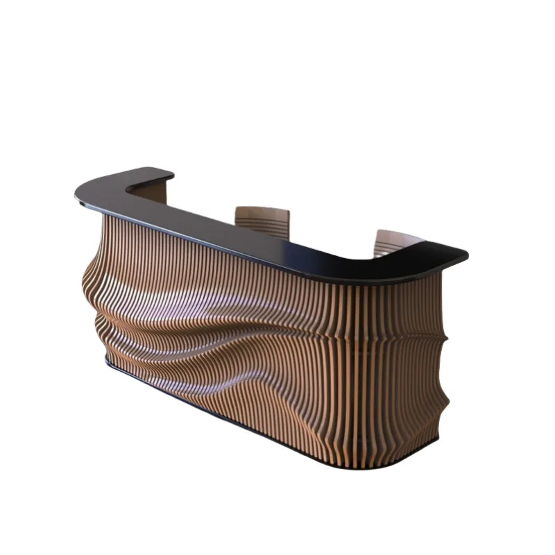 Parametric Reception Desk Wave Counter For Sale – custom retail display image 30
