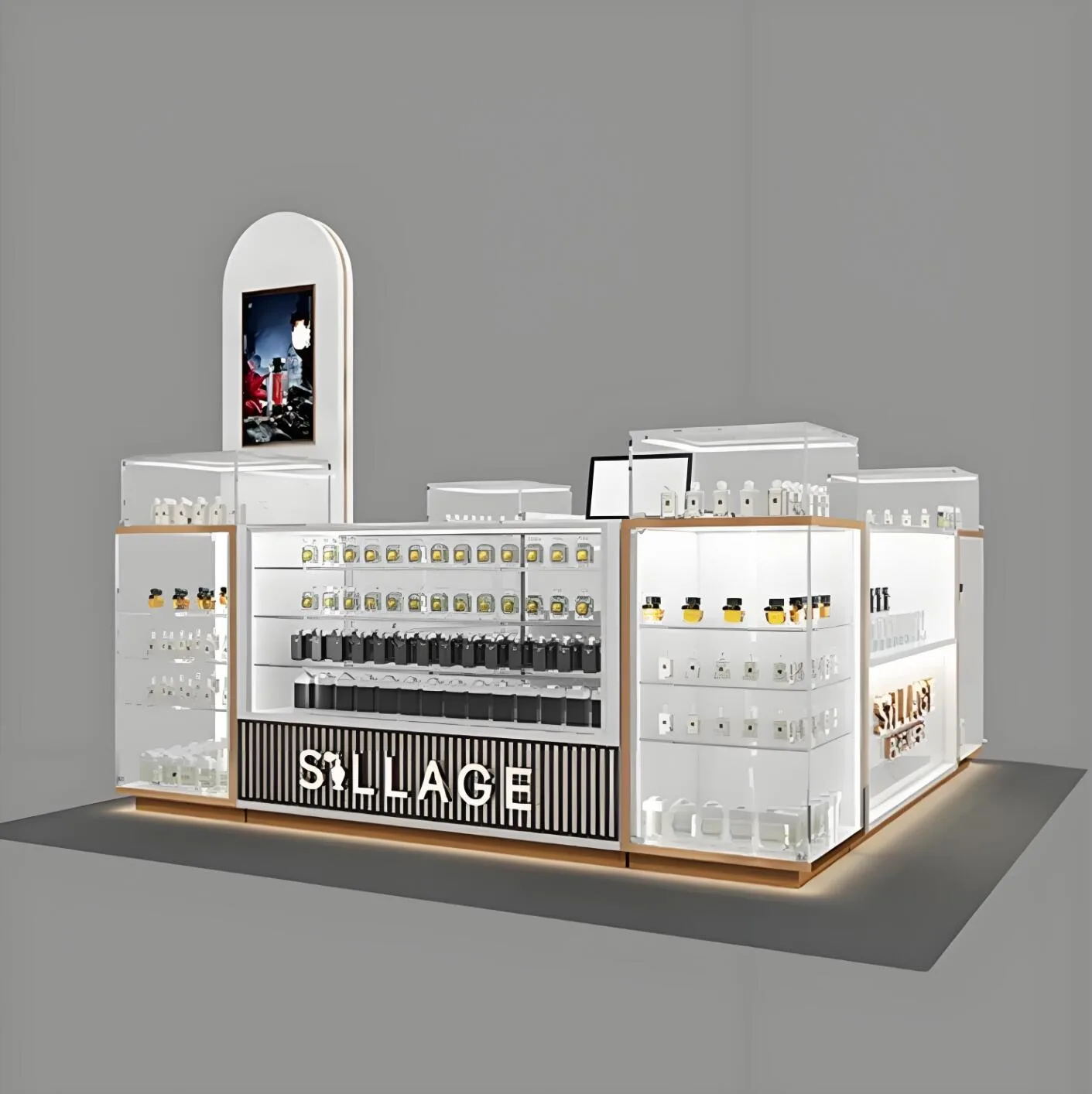 Perfume Kiosk For Sale | Modern Design – custom retail display image 31