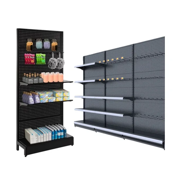 Supermarket Displays, Grocery Store Fixtures Equipment – Pegboard Shelving image 11