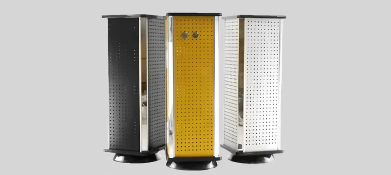 Pegboards Display | Standing Rotating Floor Displays – custom retail display image 16