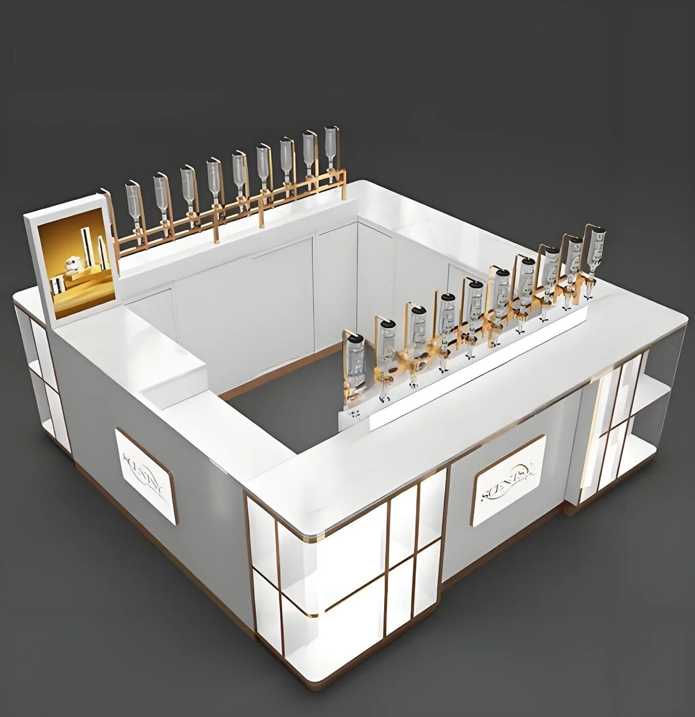 Perfume Kiosk For Sale | Modern Design – custom retail display image 29