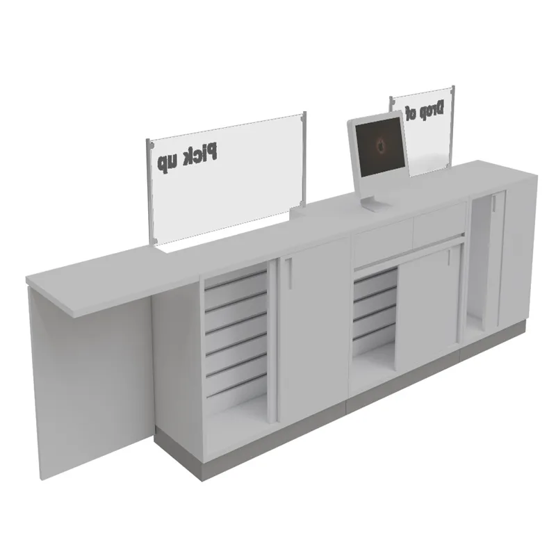 Pharmacy Counter Medical Shop Counter For Sale – custom retail display image 4