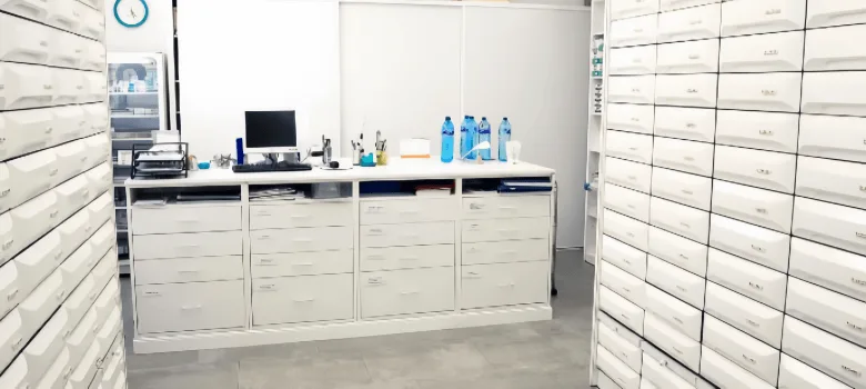 Pharmacy Drawers, Undercounter Pharmacy Cabinets – custom retail display image 3