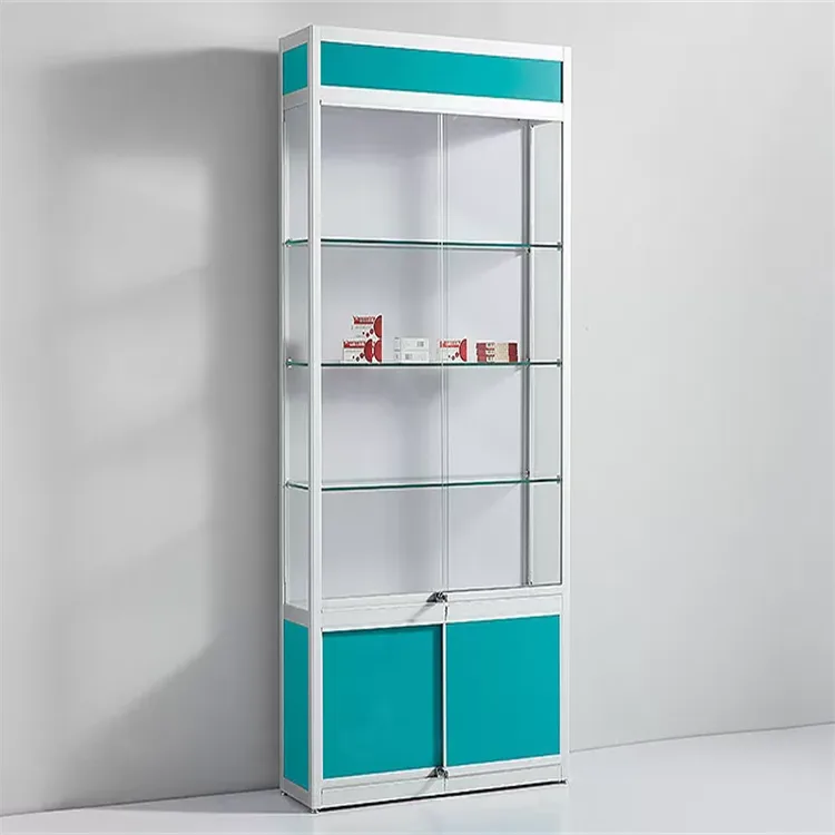 Pharmacy Shelves Racks | Modern Design Medical Shelving Units – custom retail display image 4