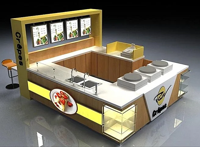 Crepe Kiosk – custom retail display image 5