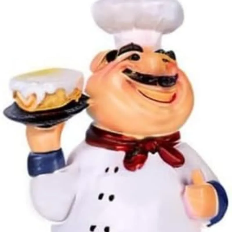 Pizza Man Statue | Large Italian Chef Statue For Restaurant Ornaments – custom retail display image 30