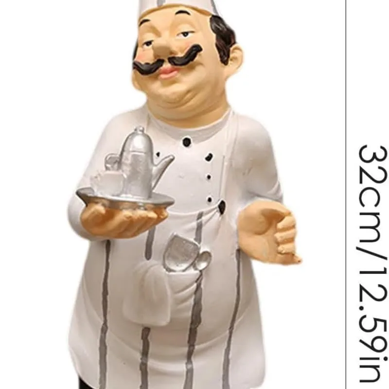 Pizza Man Statue | Large Italian Chef Statue For Restaurant Ornaments – custom retail display image 22