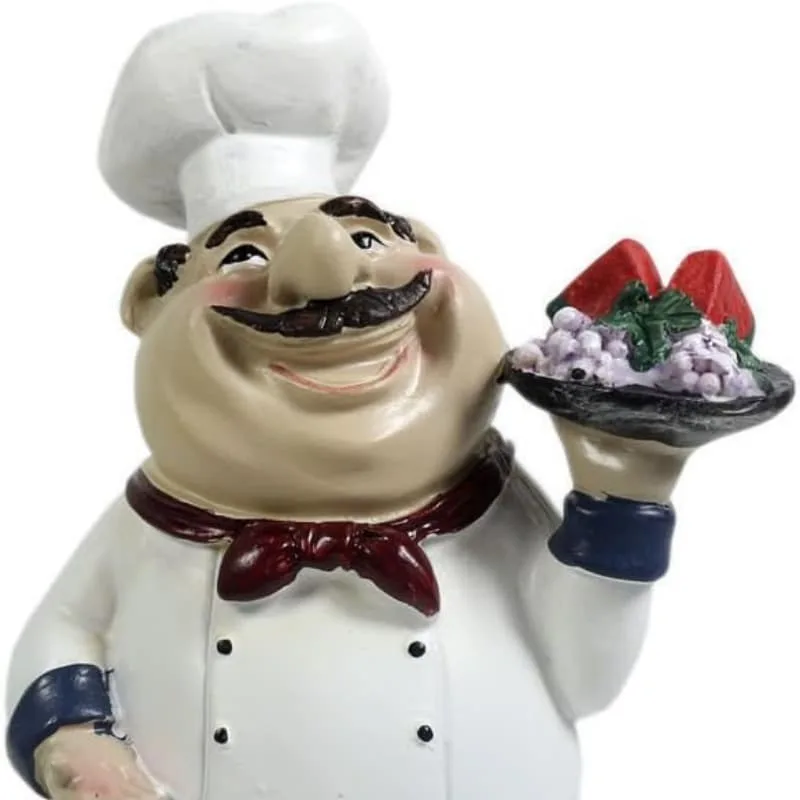Pizza Man Statue | Large Italian Chef Statue For Restaurant Ornaments – custom retail display image 7