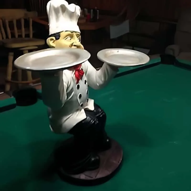 Pizza Man Statue | Large Italian Chef Statue For Restaurant Ornaments – custom retail display image 15