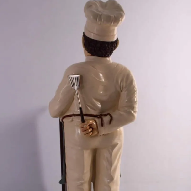 Pizza Man Statue | Large Italian Chef Statue For Restaurant Ornaments – custom retail display image 26