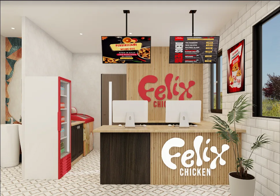 Pizza Shop Design | Pizza Store Counters, Displays Furniture – custom retail display image 1