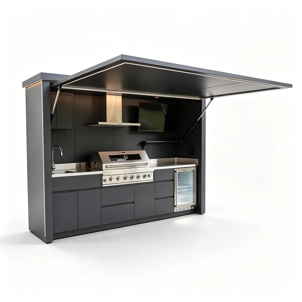 BBQ Pods For Sale | Outdoor Kitchen Pods – custom retail display image 34
