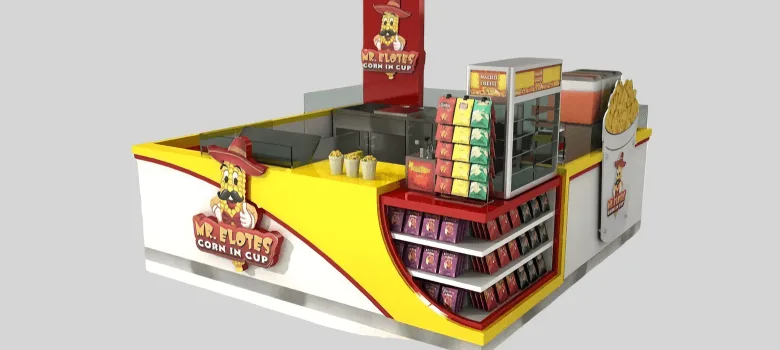 Popcorn Kiosk – custom retail display image 5