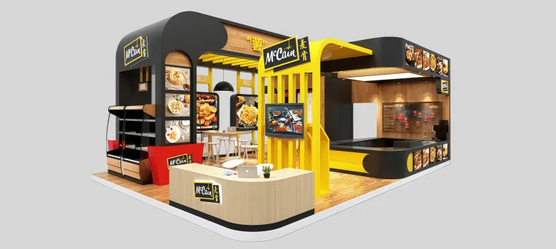 French Fries Kiosk Potato Chips Kiosk For Sale – custom retail display image 4