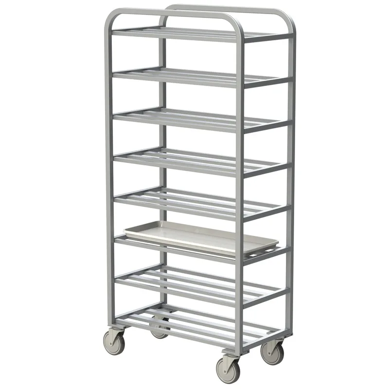 Bakery Tray Racks Trolley For Sale | Stainless Steel – 15 tier baking tray rack- stainless steel mobile trolley-universal bak