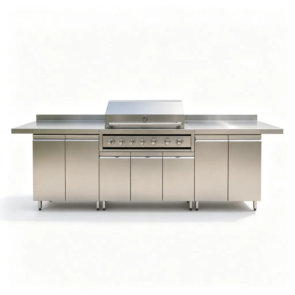 Outdoor Kitchen Cabinet For Sale | Stainless Steel Stone – custom retail display image 26