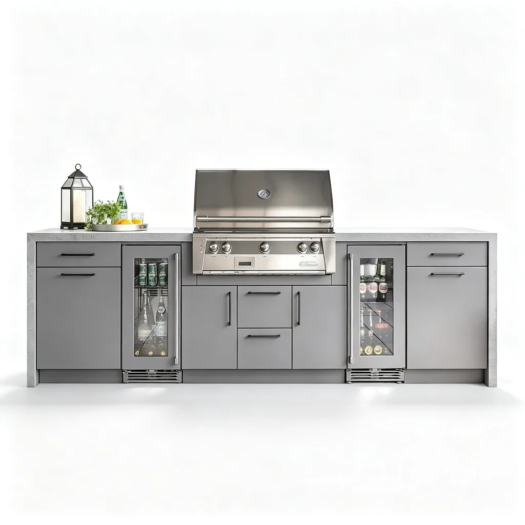 Outdoor Kitchen Cabinet For Sale | Stainless Steel Stone – custom retail display image 18